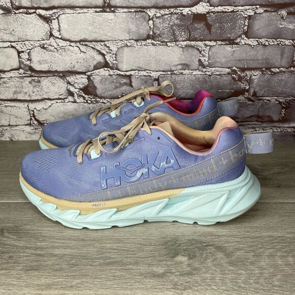 Hoka One Elevon 2 Mental Health Purple Impression Gym Shoes Men 11M US/45 1/3EU - Picture 11 of 14